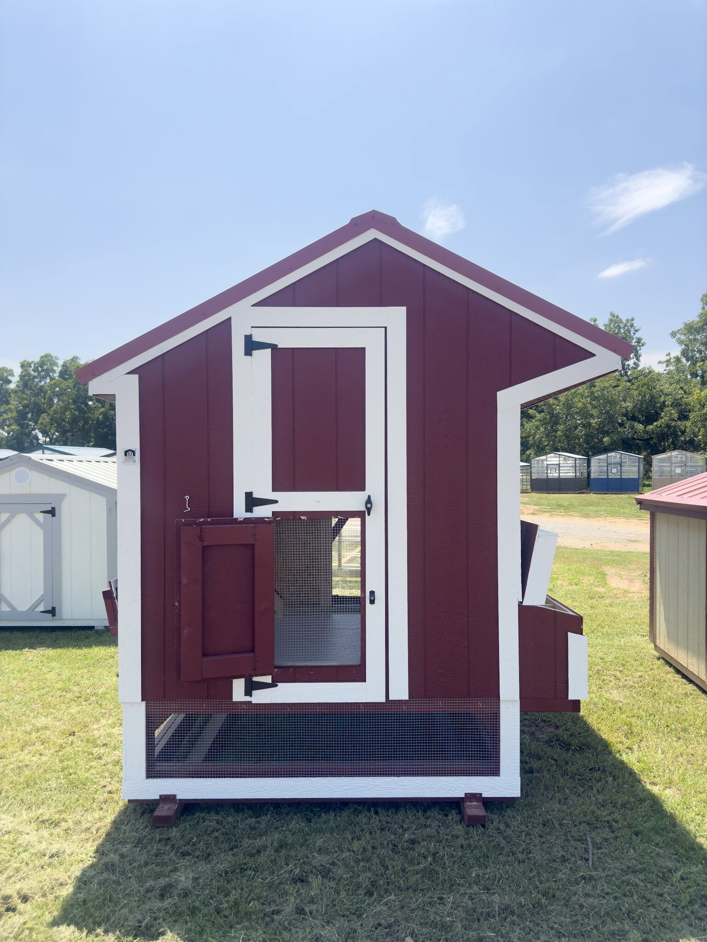 6x12 Cottage Style Chicken Coop & Run serial CSCR-7901-0612-090324