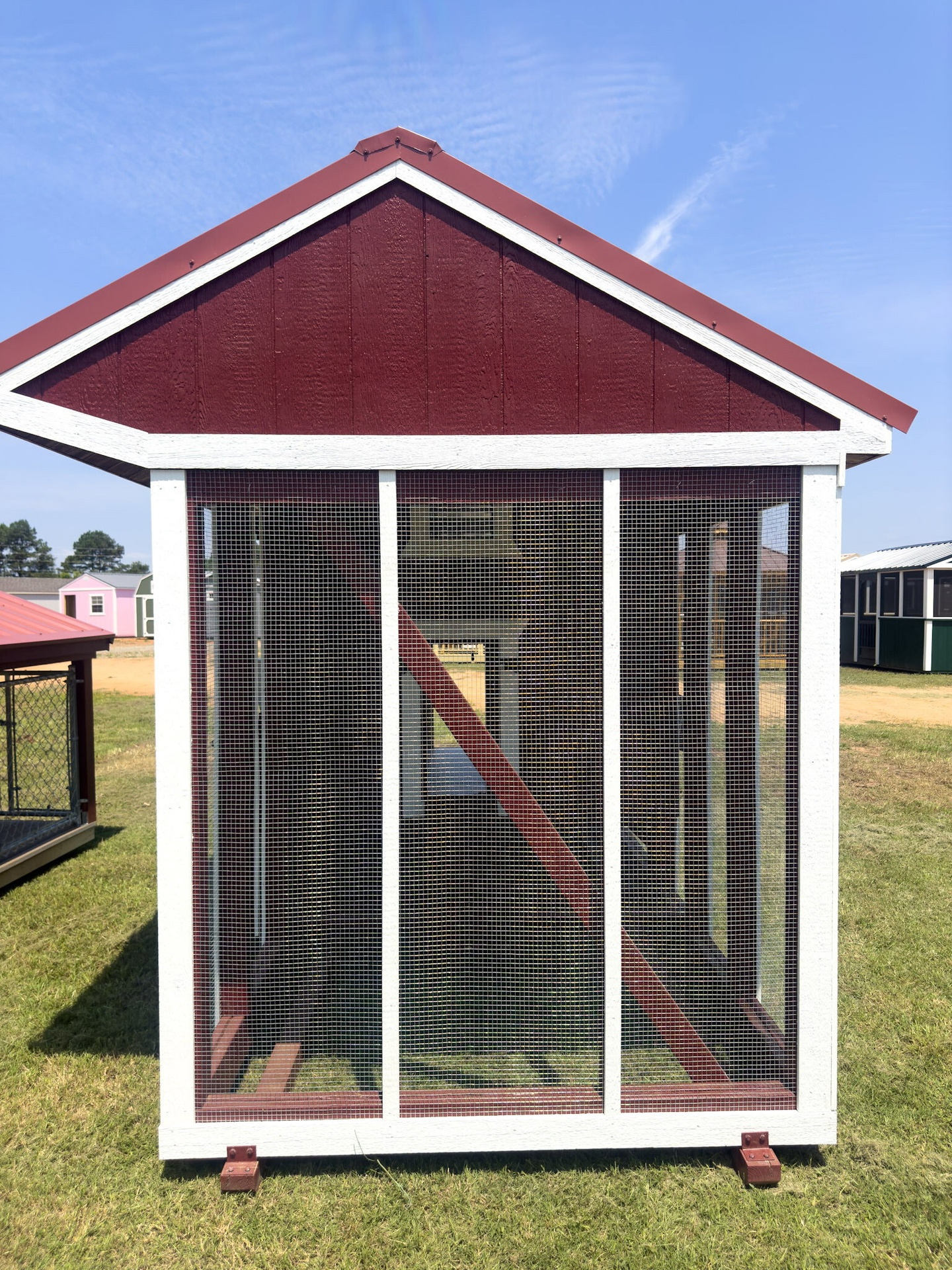 6x12 Cottage Style Chicken Coop & Run serial CSCR-7901-0612-090324
