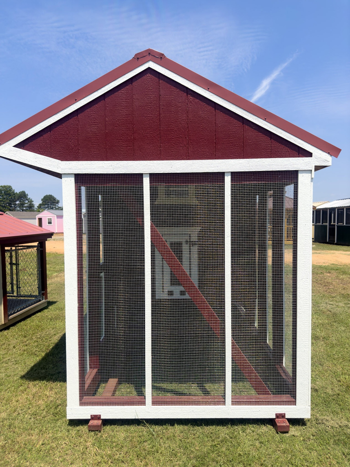 6x12 Cottage Style Chicken Coop & Run serial CSCR-7901-0612-090324