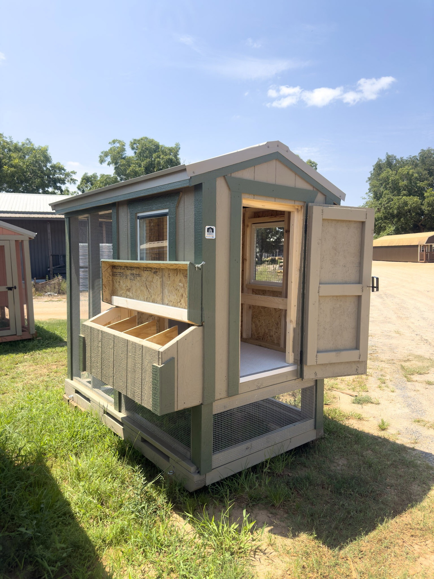 4x8 A-Frame Chicken House serial AFCH-5942-0408-200722