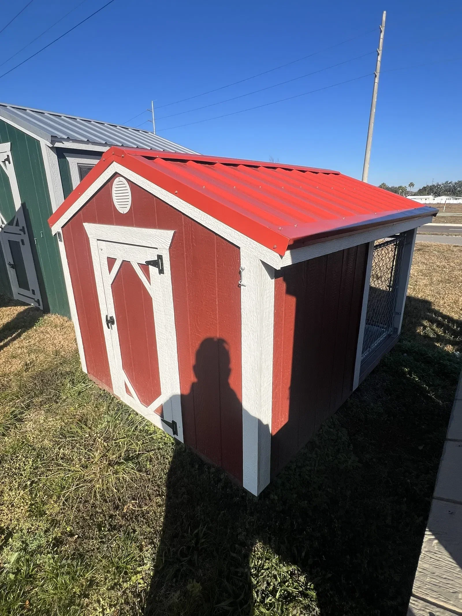 6x8 Low Profile Single Dog Kennel serial LPDK-8203-0608-190624