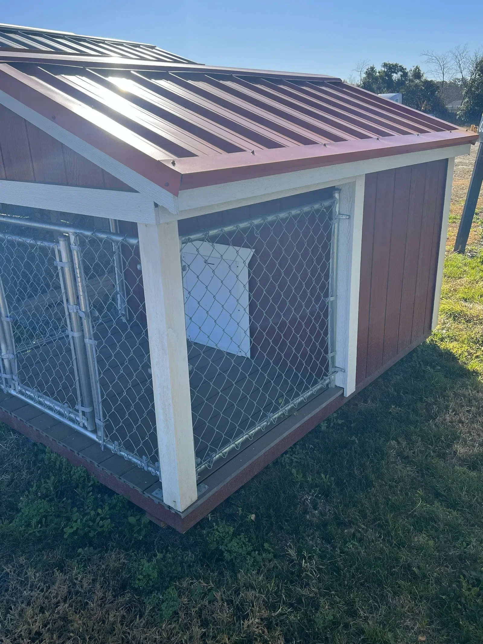 6x8 Low Profile Single Dog Kennel serial LPDK-8203-0608-190624