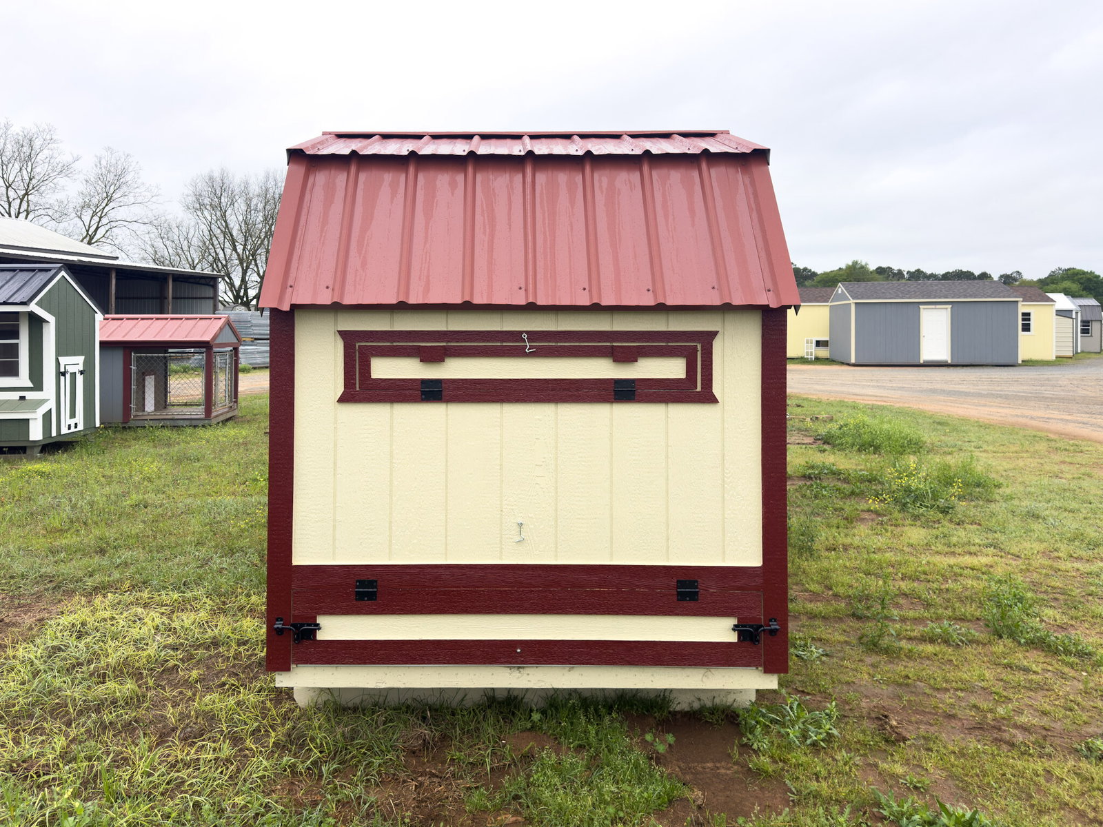 6x6 Barn Style Chicken Coop serial BSCC-8657-0606-100325