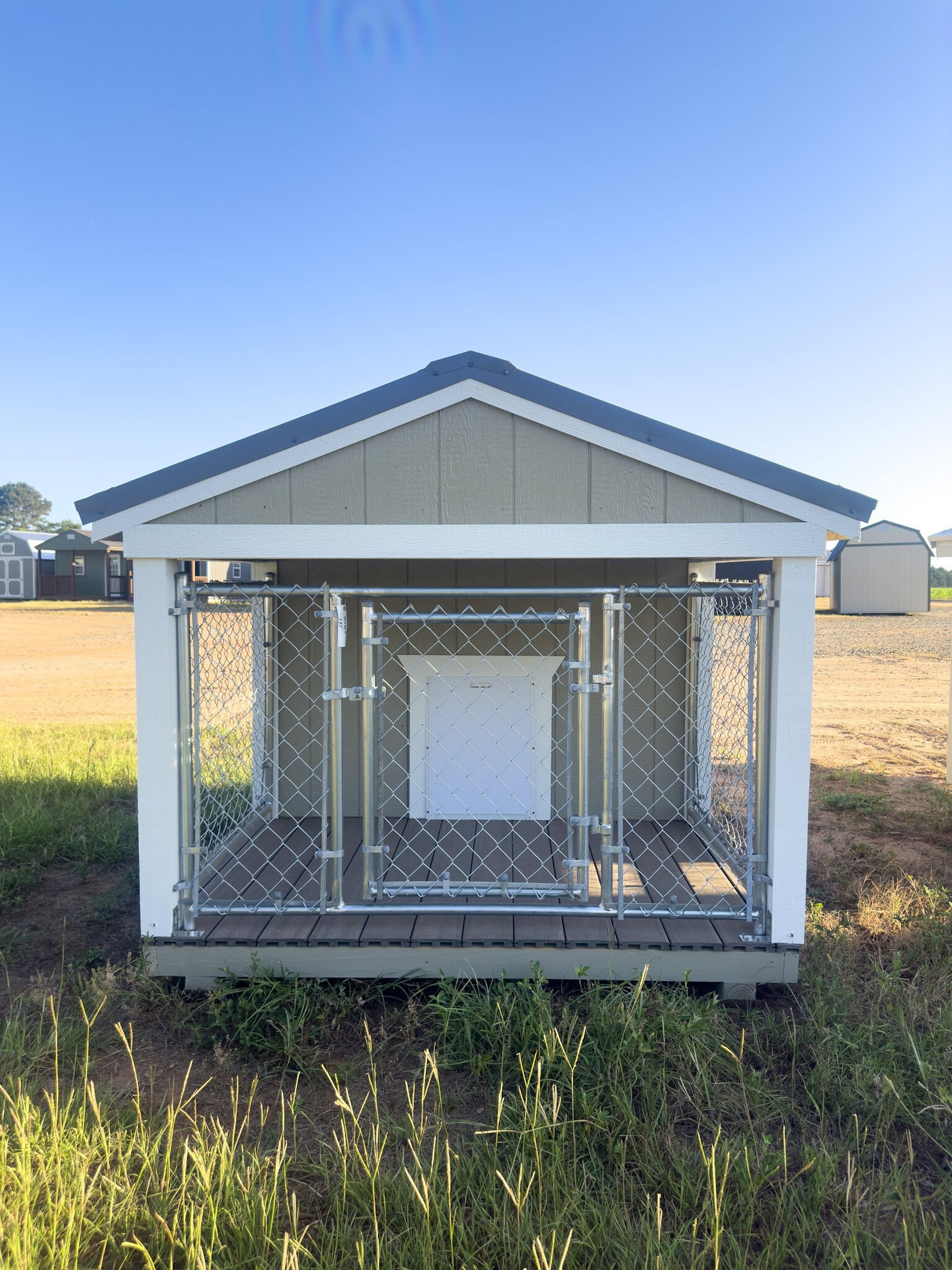 6x8 Low Profile Single Dog Kennel serial LPDK-7860-0608-290224