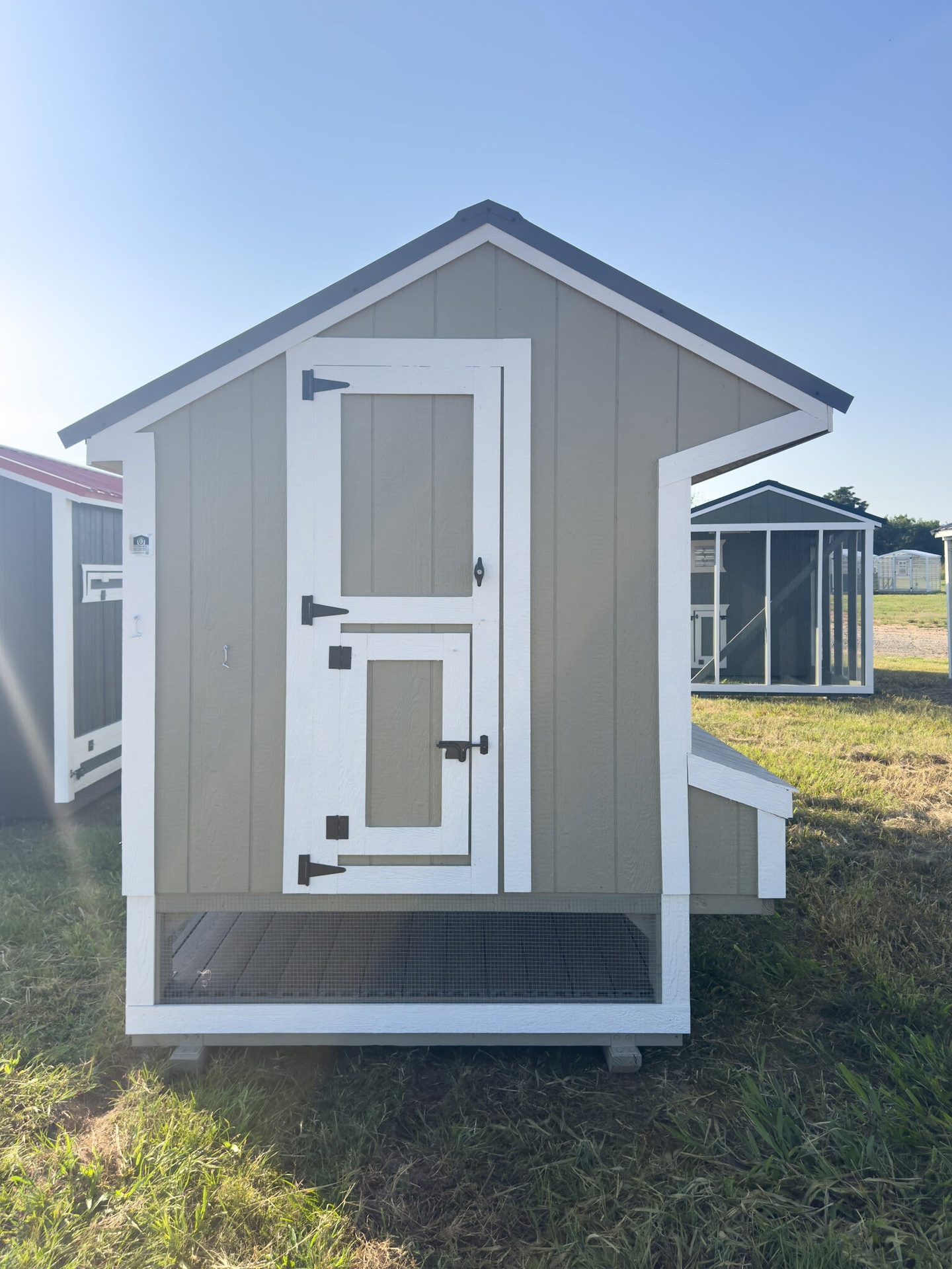 6x15x7 Cottage Style Chicken Coop & Run serial CSCR-8988-0615-080725