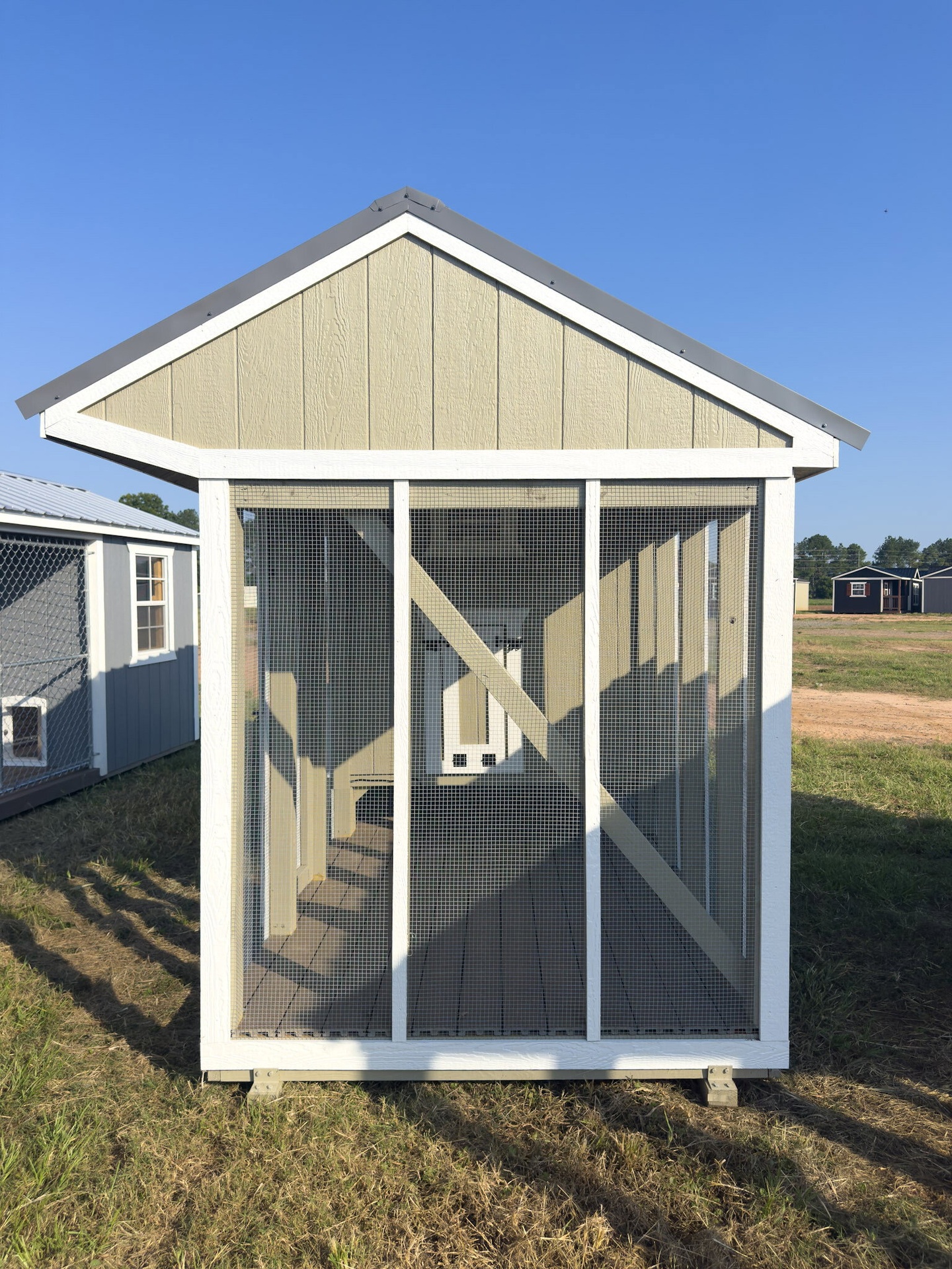 6x15x7 Cottage Style Chicken Coop & Run serial CSCR-8988-0615-080725