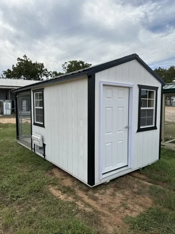 8x16 Double Deluxe Dog Kennel serial DDDK-7890-0816-090324