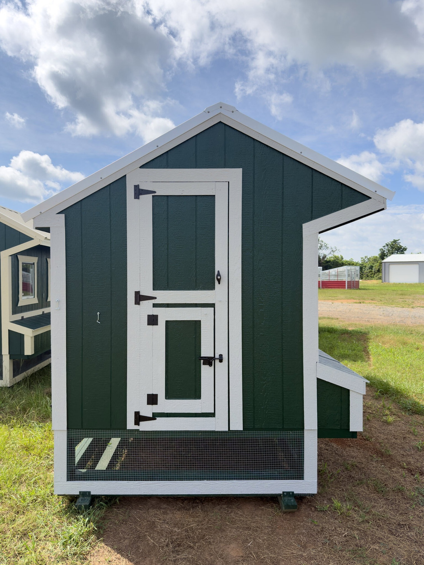 6x15x7 Cottage Style Chicken Coop & Run serial CSCR-9569-0615-060526