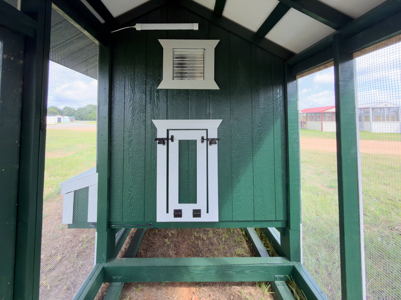 6x15x7 Cottage Style Chicken Coop & Run serial CSCR-9569-0615-060526
