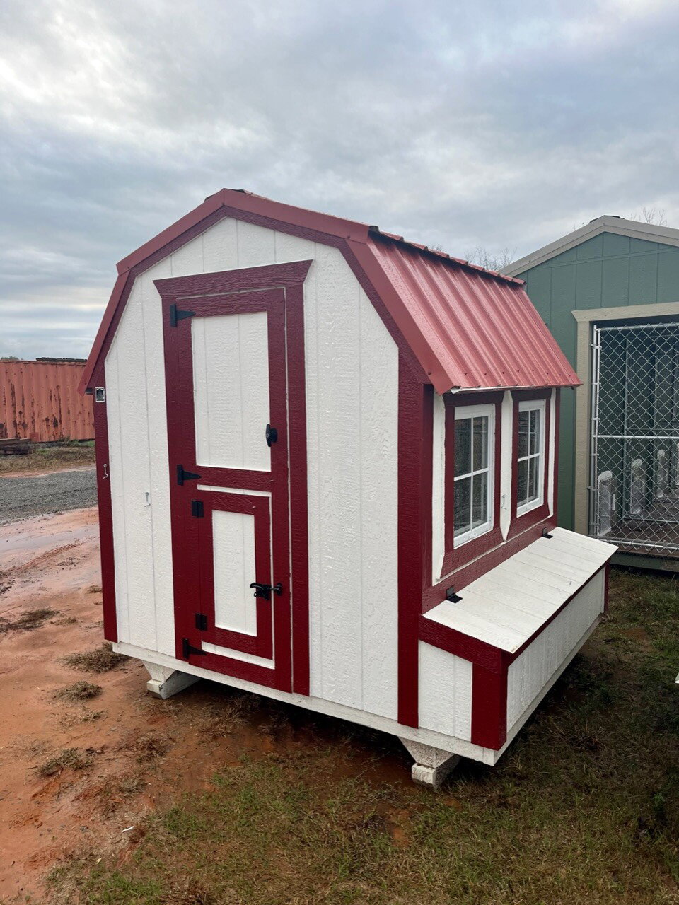 6x6 Barn Style Chicken Coop serial BSCC-5788-0606-220622