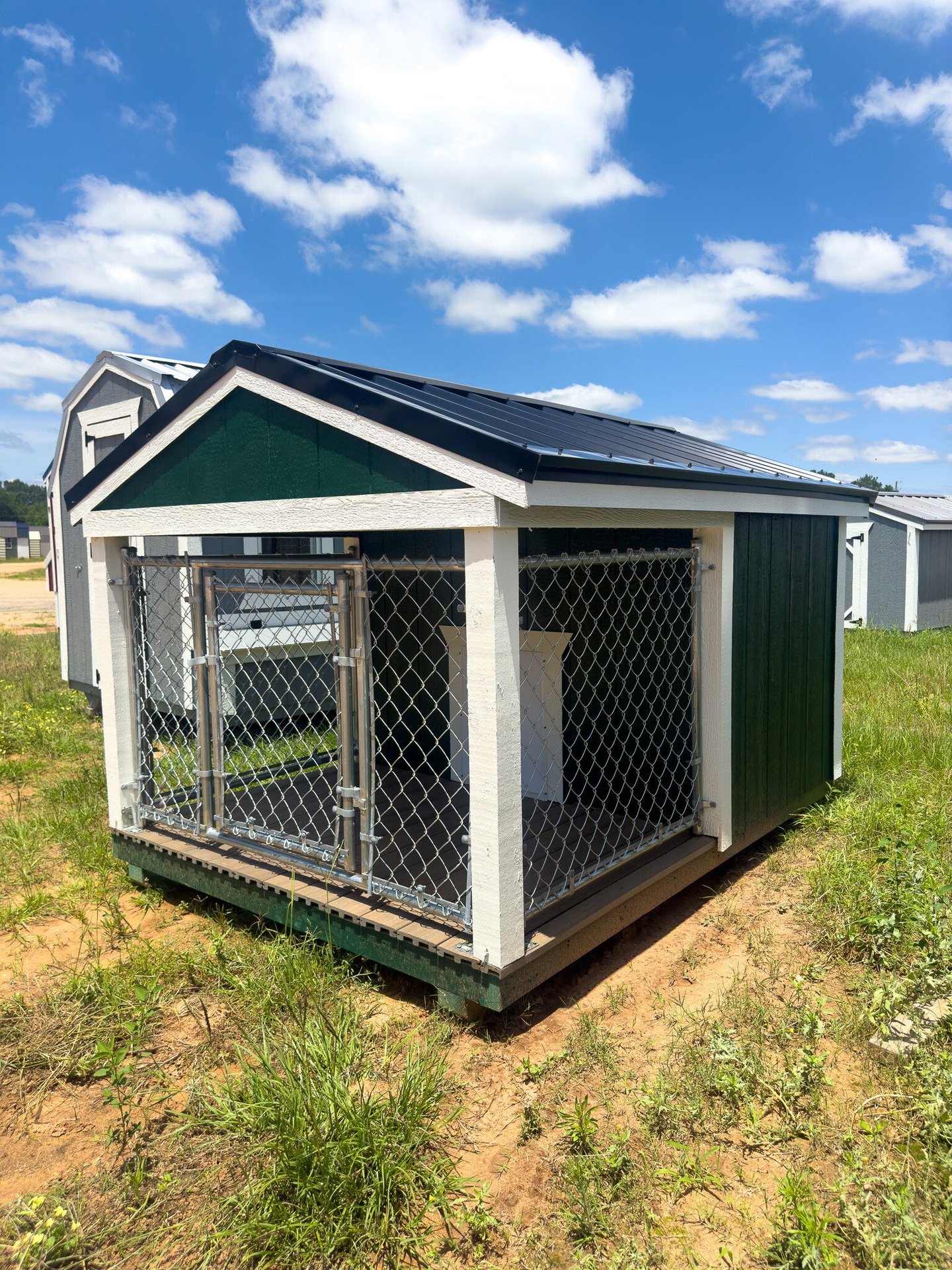 6x8 Low Profile Single Dog Kennel serial LPDK-7853-0608-280224