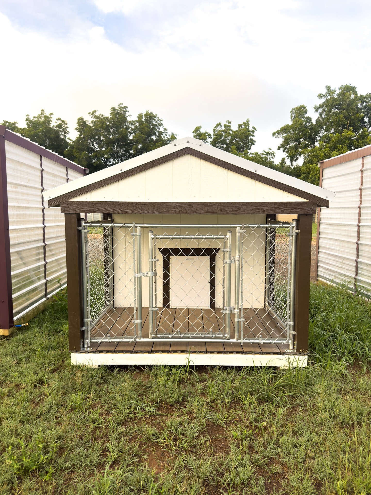 6x8 Low Profile Single Dog Kennel serial LPDK-7949-0608-090324