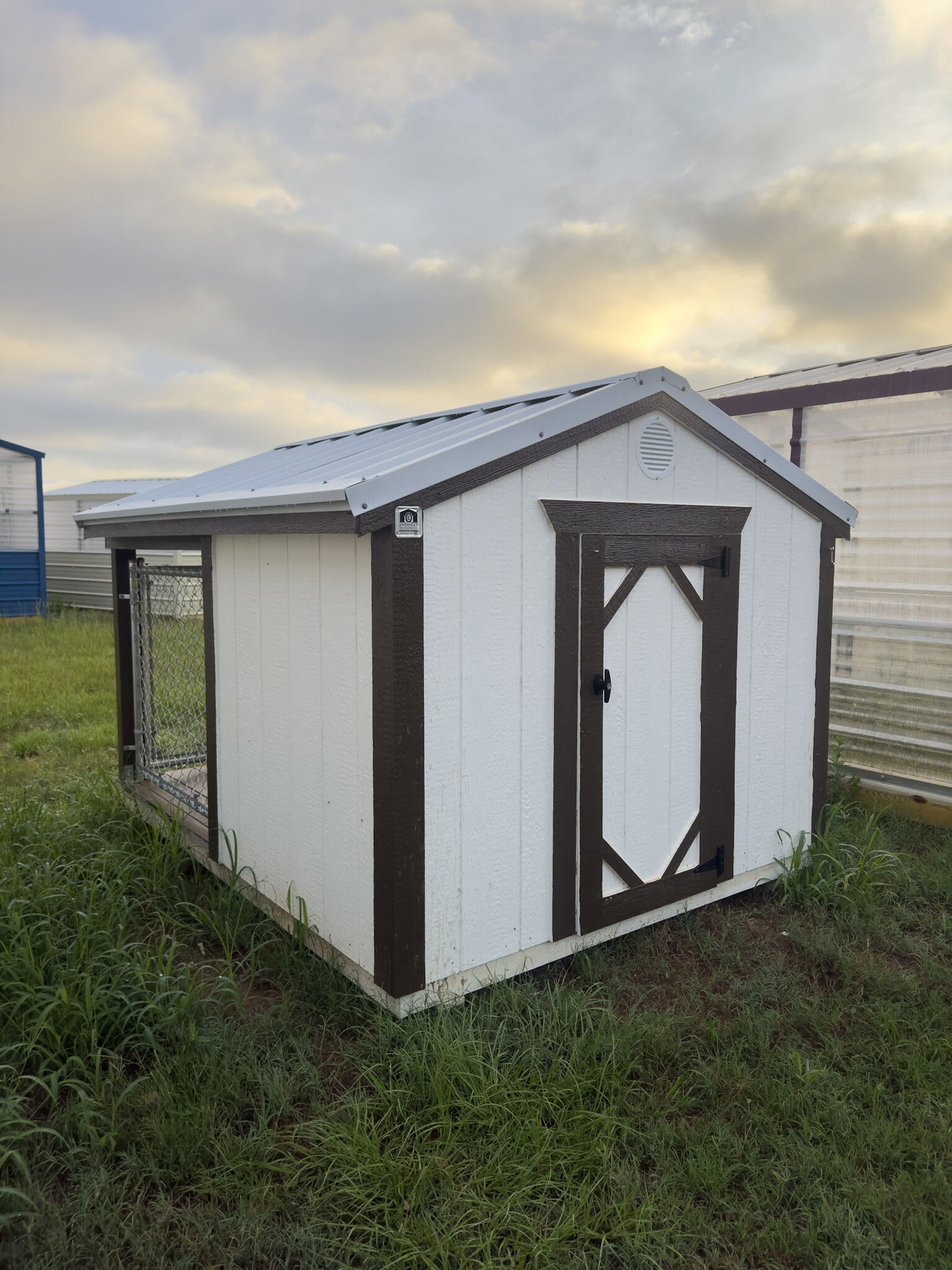 6x8 Low Profile Single Dog Kennel serial LPDK-7949-0608-090324