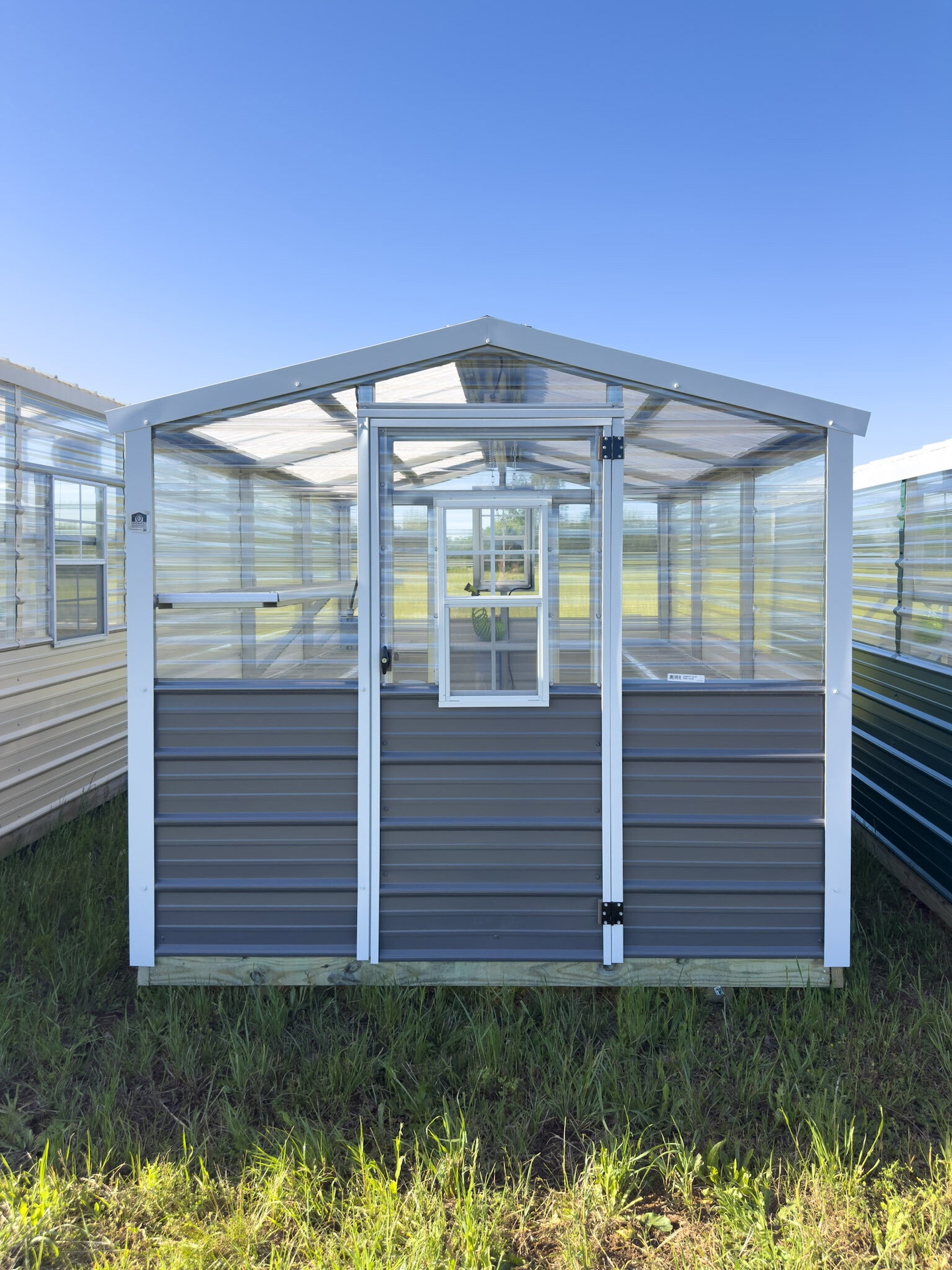 8x12 Greenhouse serial AFSG-8658-0812-100325