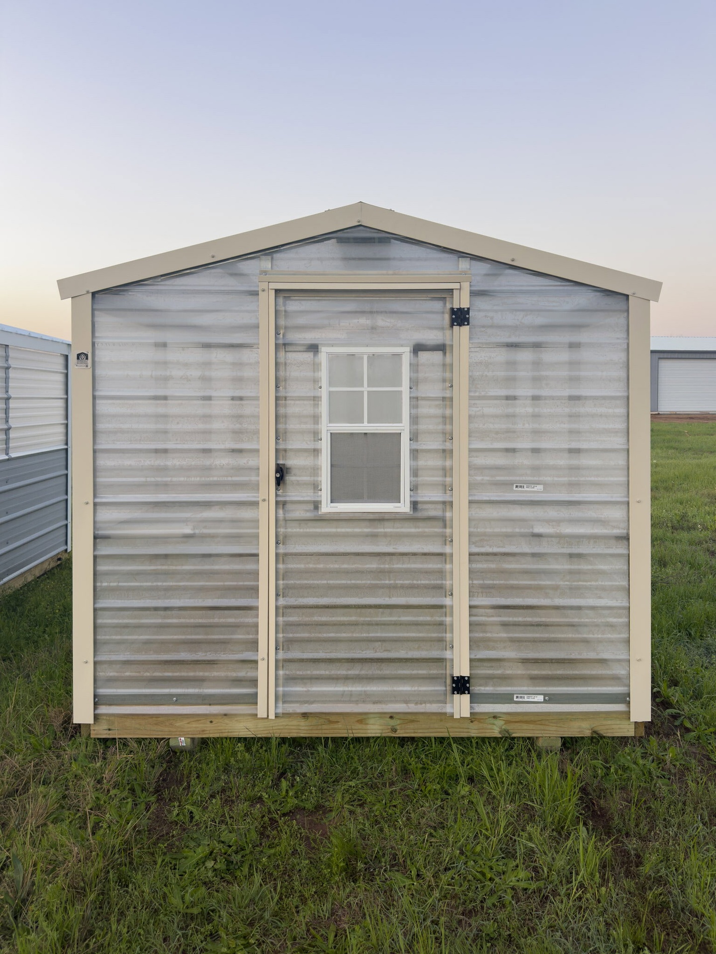 8x10 Greenhouse serial AFSG-9276-0810-041125
