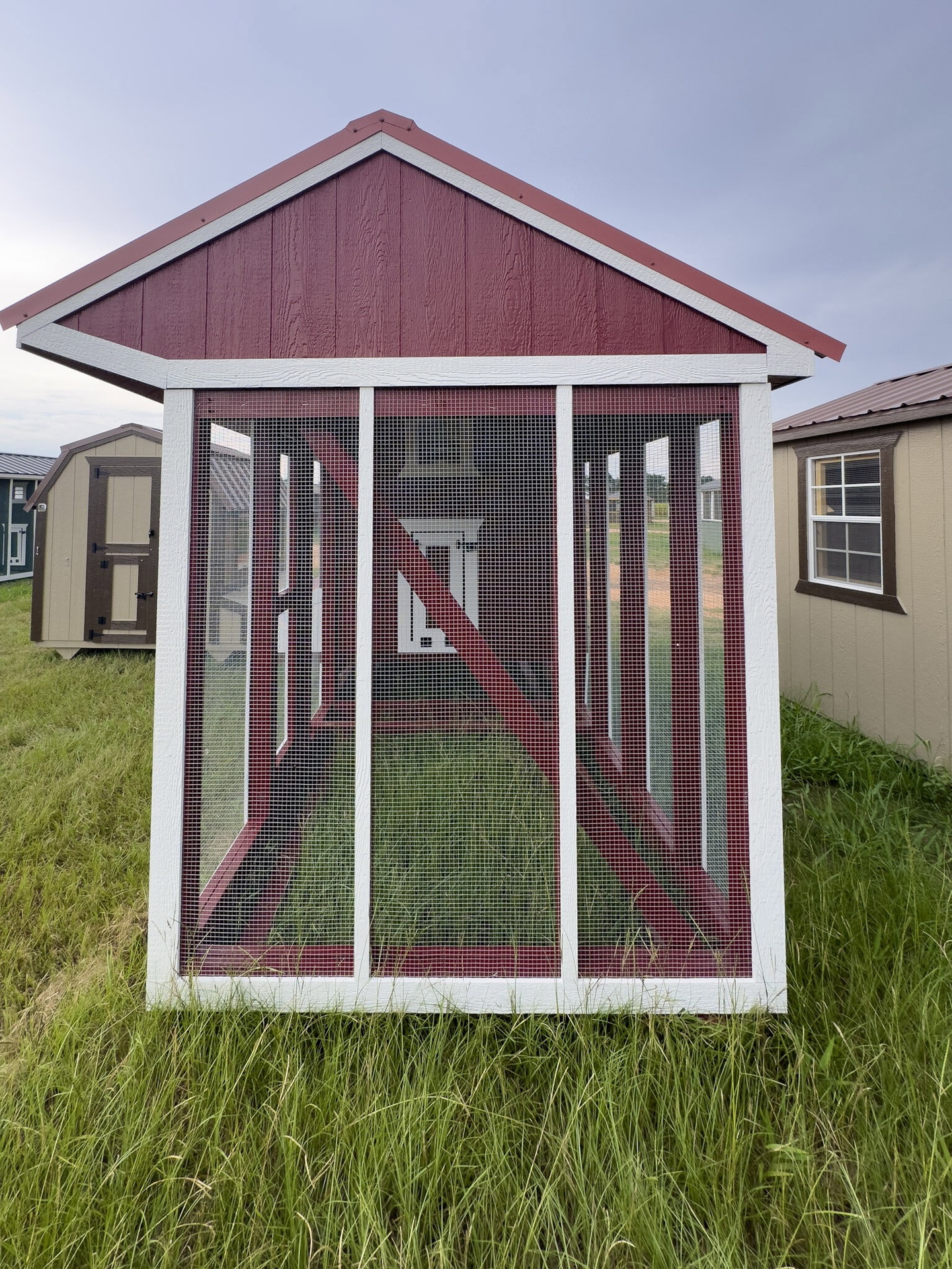 6x15x7 Cottage Style Chicken Coop & Run serial CSCR-8939-0615-080625