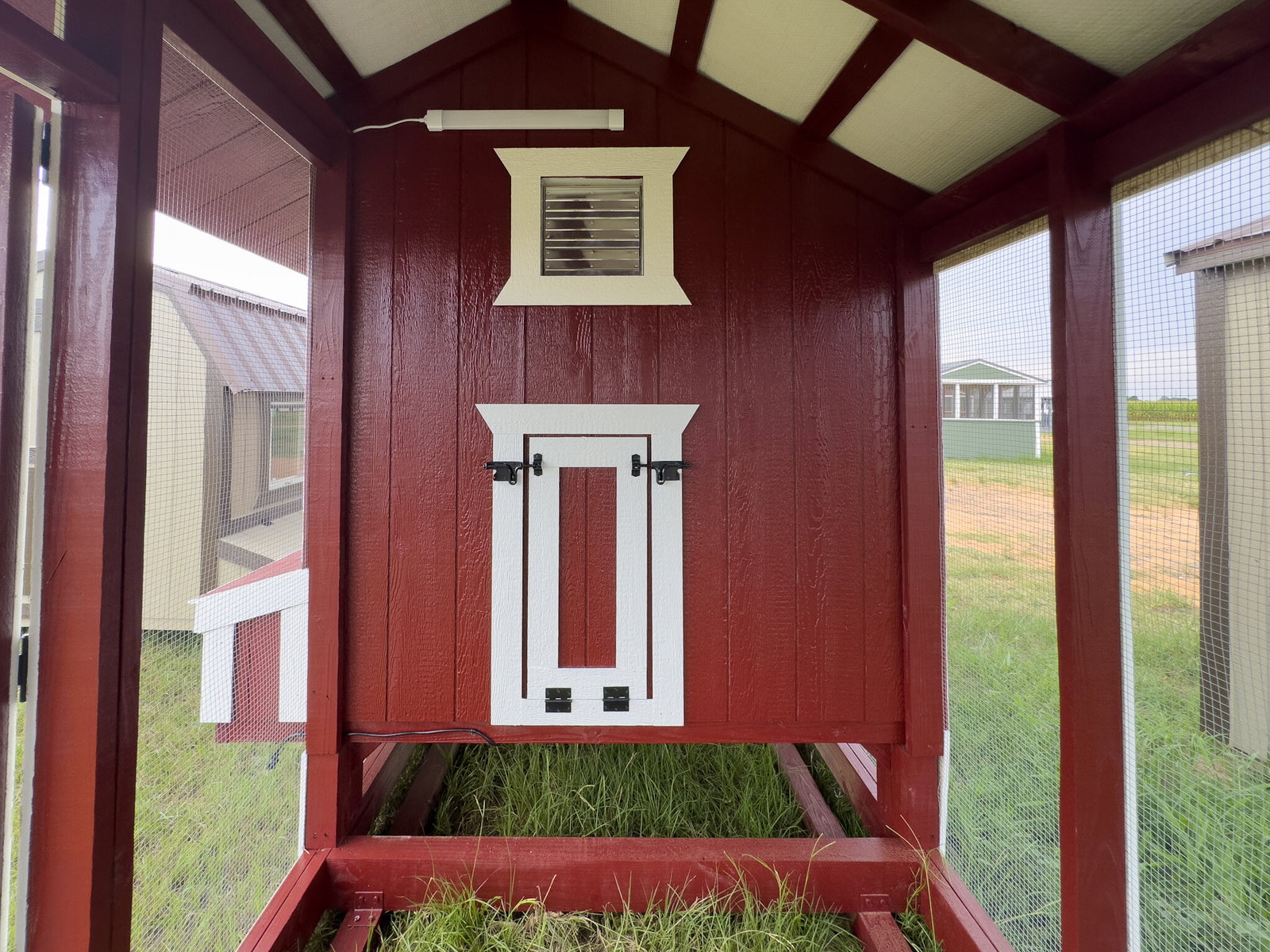 6x15x7 Cottage Style Chicken Coop & Run serial CSCR-8939-0615-080625