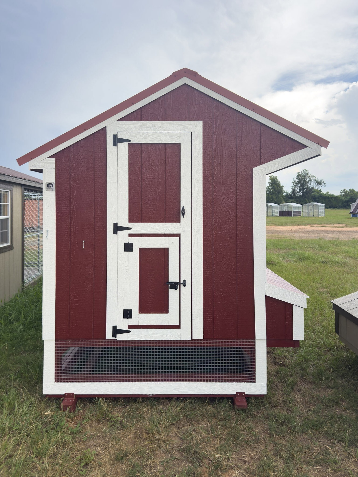 6x15x7 Cottage Style Chicken Coop & Run serial CSCR-8939-0615-080625