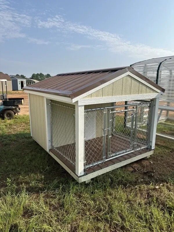 6x8 Low Profile Single Dog Kennel serial LPSAFDK-6954-0608-110523