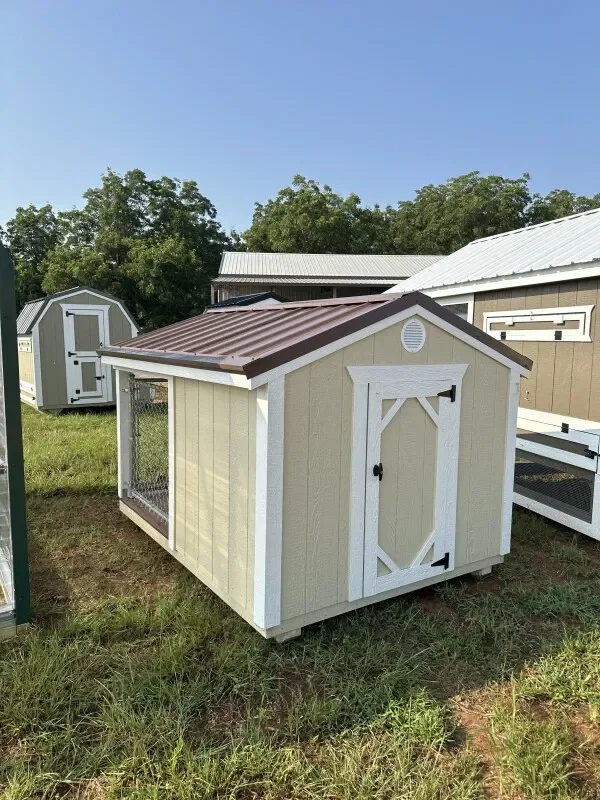 6x8 Low Profile Single Dog Kennel serial LPSAFDK-6954-0608-110523