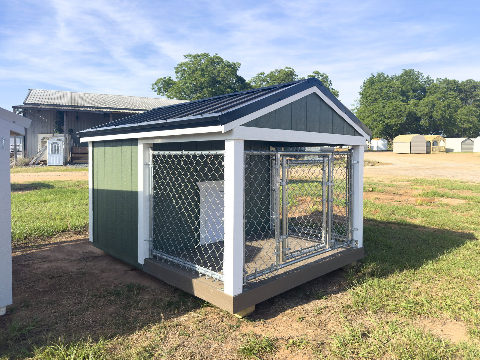 6x8 Low Profile Single Dog Kennel serial LPDK-9475-0608-040326