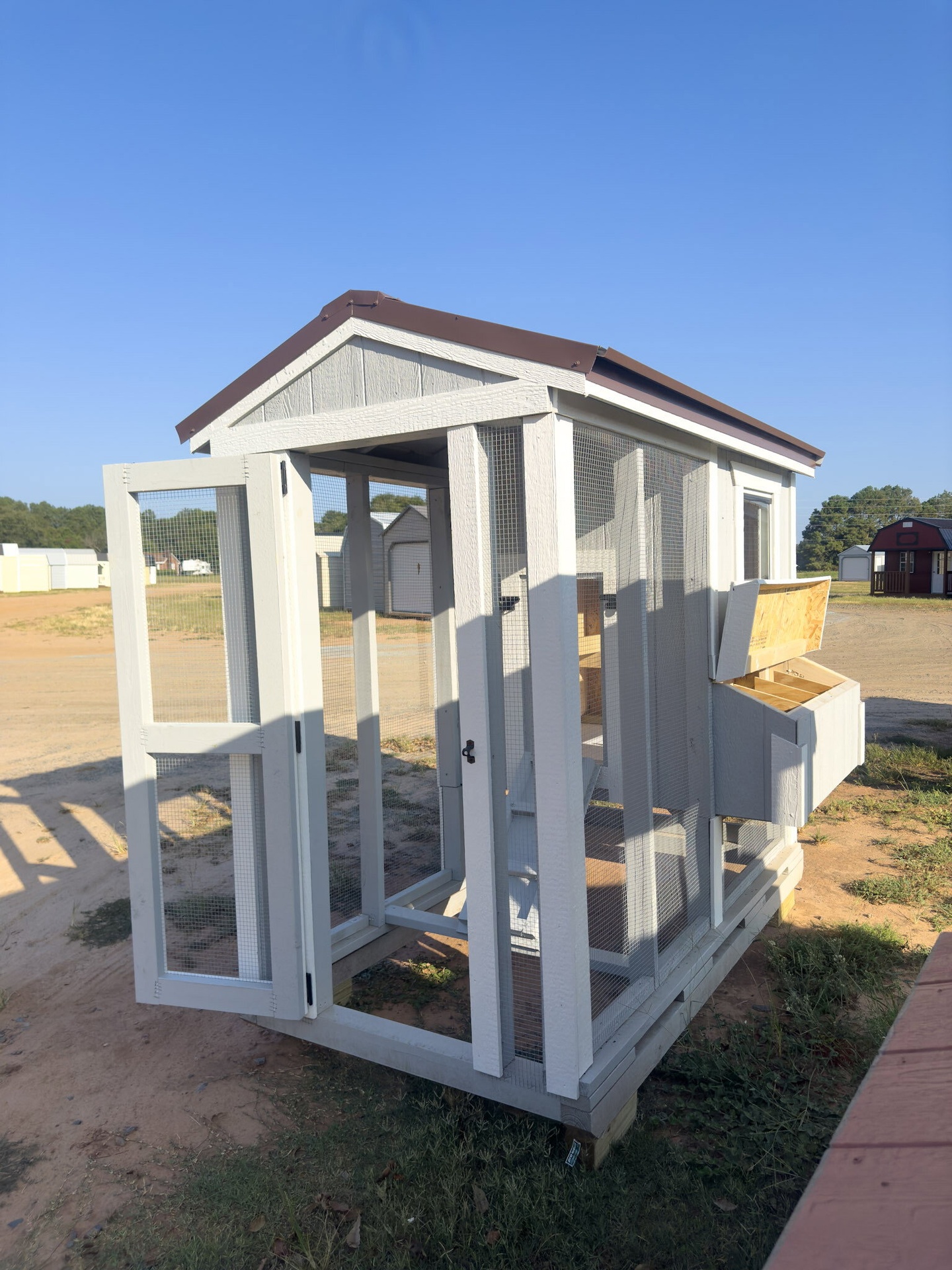 4x8 A-Frame Chicken House serial AFCH-6552-0408-170123