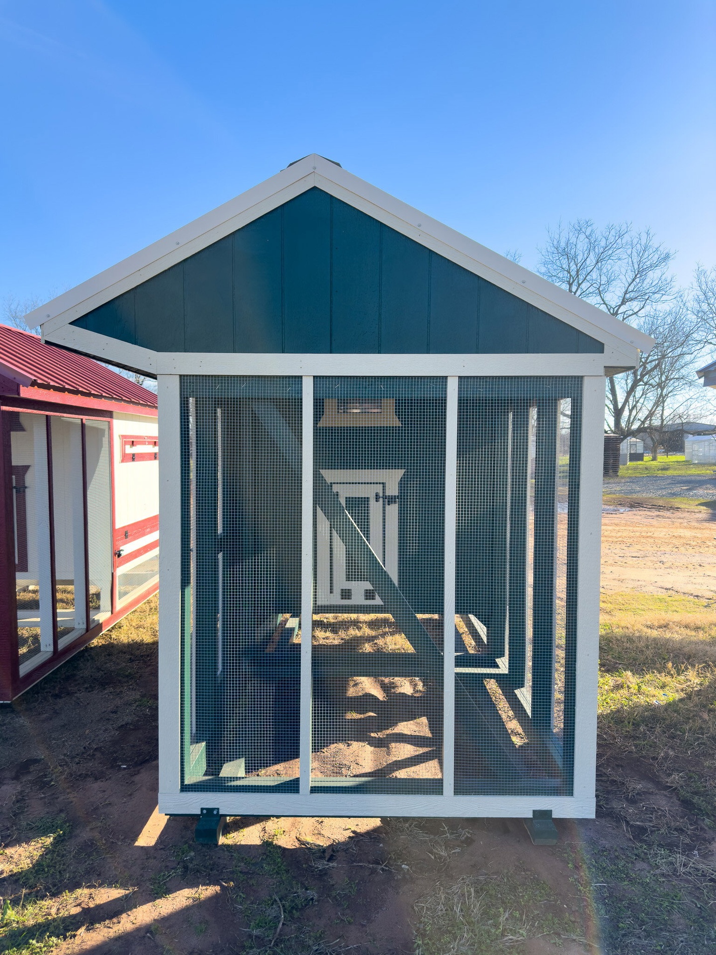 6x12 Cottage Style Chicken Coop & Run serial CSCR-7272-0612-220823