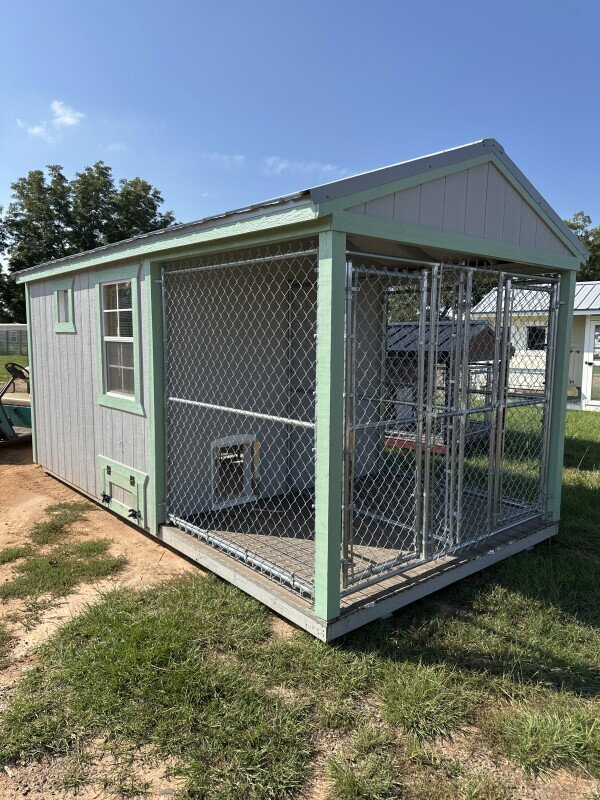 8x16 Double Deluxe Dog Kennel serial DDDK-7866-0816-290224