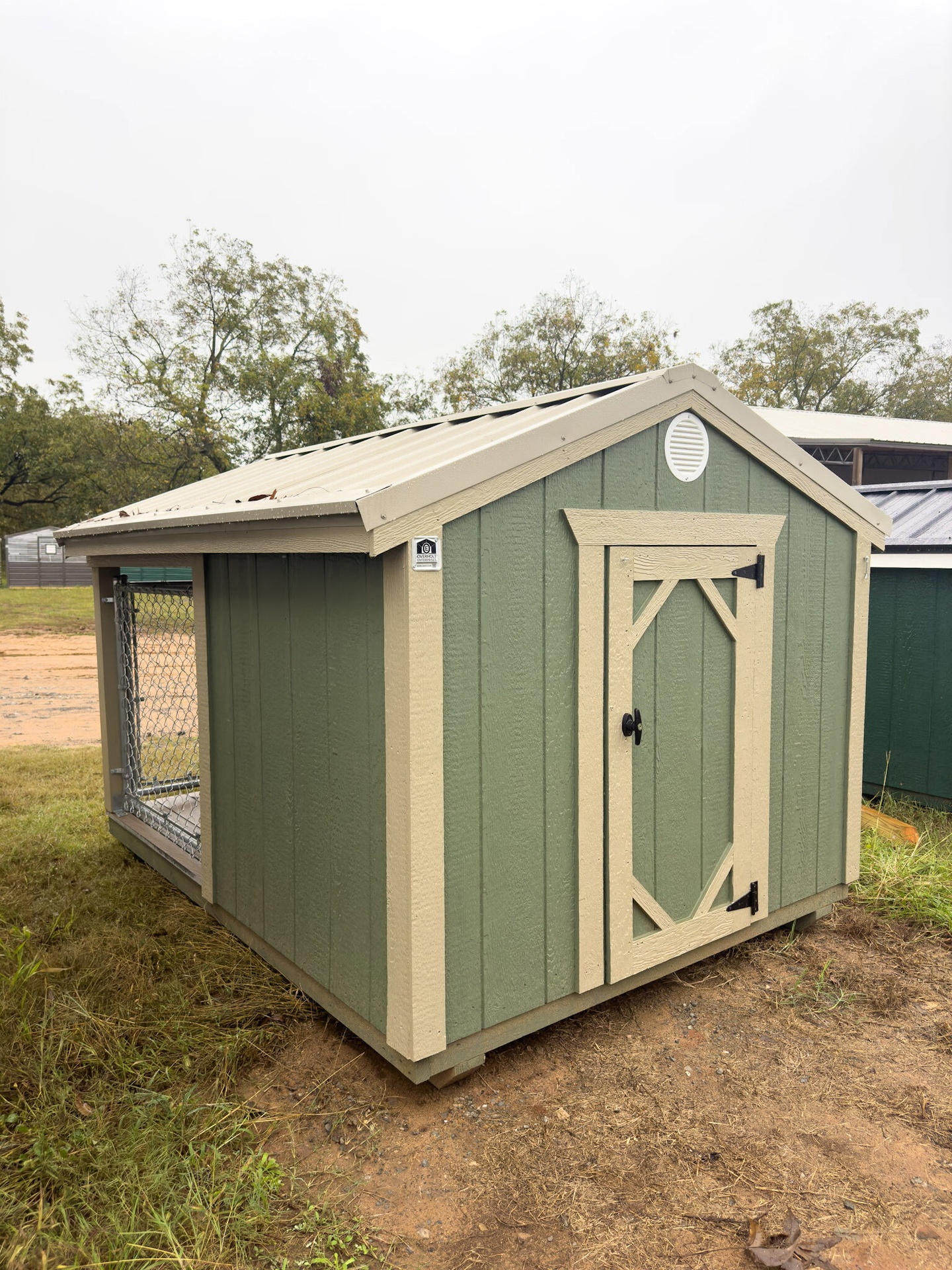 6x8 Low Profile Single Dog Kennel serial LPDK-8131-0608-200524