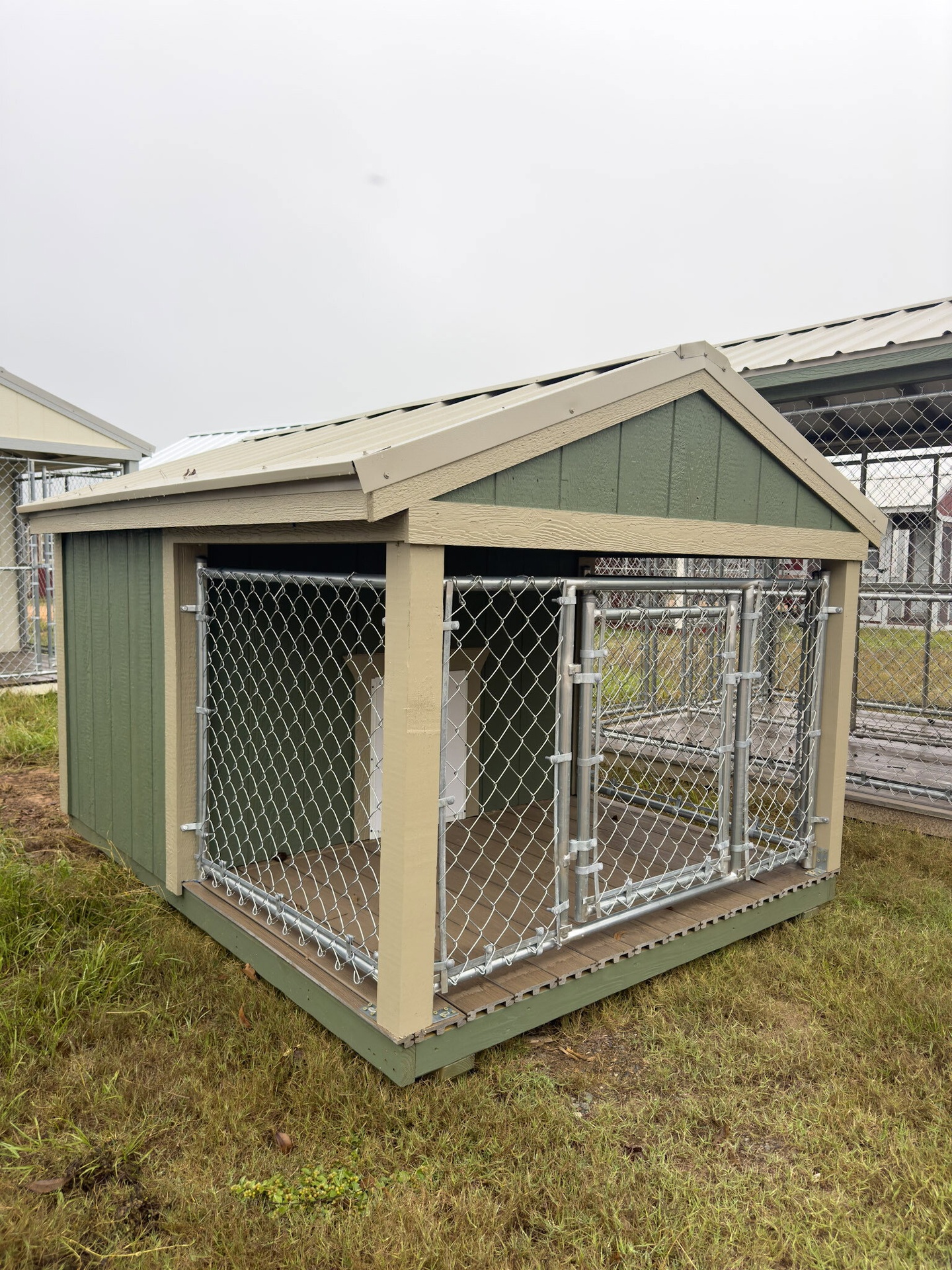 6x8 Low Profile Single Dog Kennel serial LPDK-8131-0608-200524
