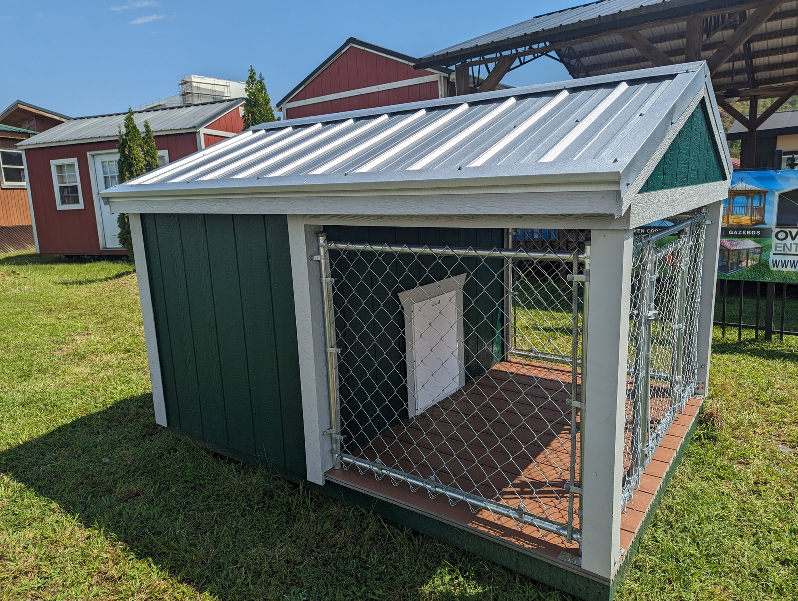 6x8 Low Profile Single Dog Kennel serial LPSAFDK-7051-0608-220523