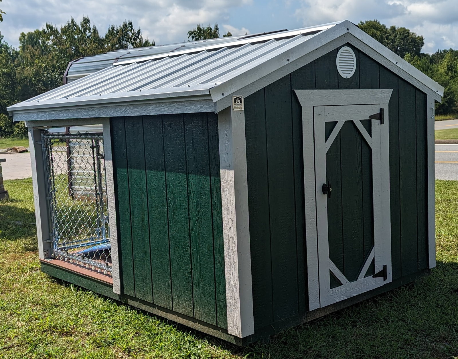 6x8 Low Profile Single Dog Kennel serial LPSAFDK-7051-0608-220523