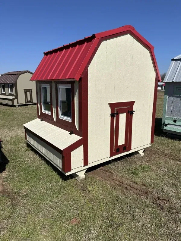 6x6 Barn Style Chicken Coop serial BSCC-8608-0606-240125