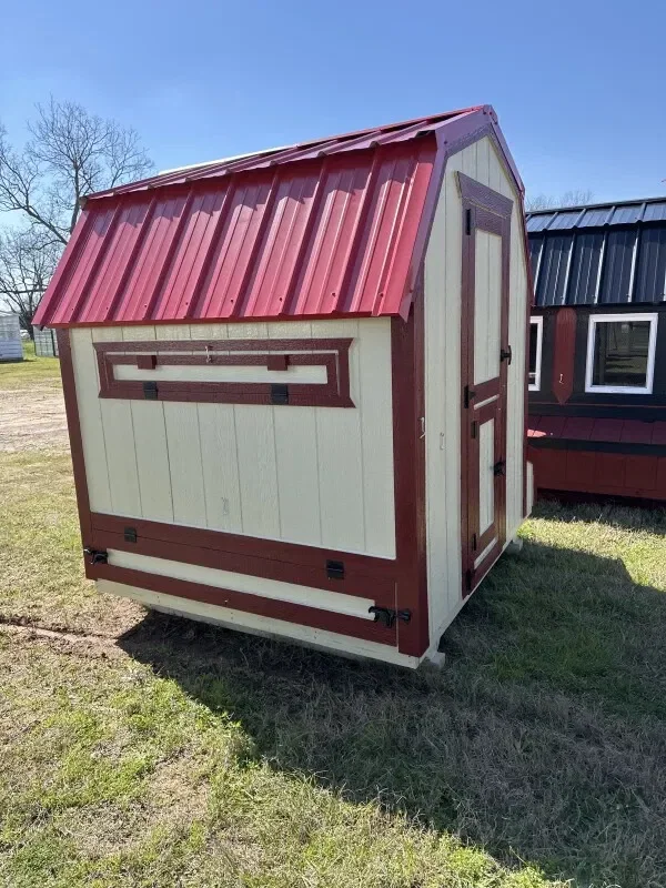 6x6 Barn Style Chicken Coop serial BSCC-8608-0606-240125