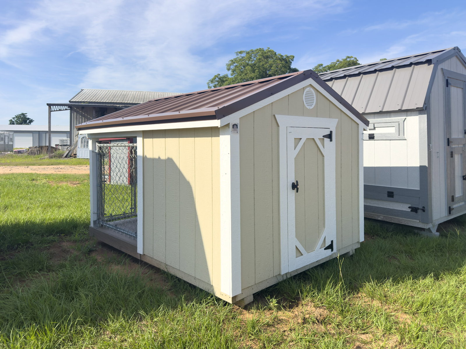 6x8 Low Profile Single Dog Kennel serial LPDK-9517-0608-030426