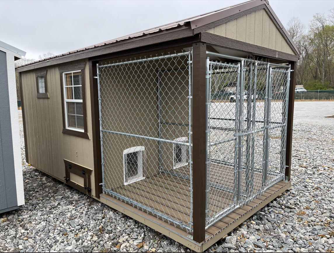 8x16 Double Deluxe Dog Kennel serial DDDK-8143-0816-210524