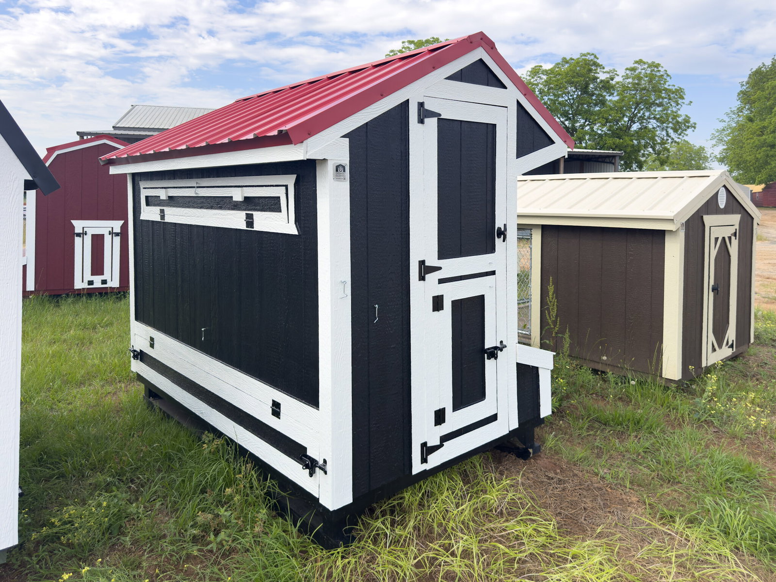 5x8 Cottage Style Chicken Coop serial CSCC-8738-0508-100425