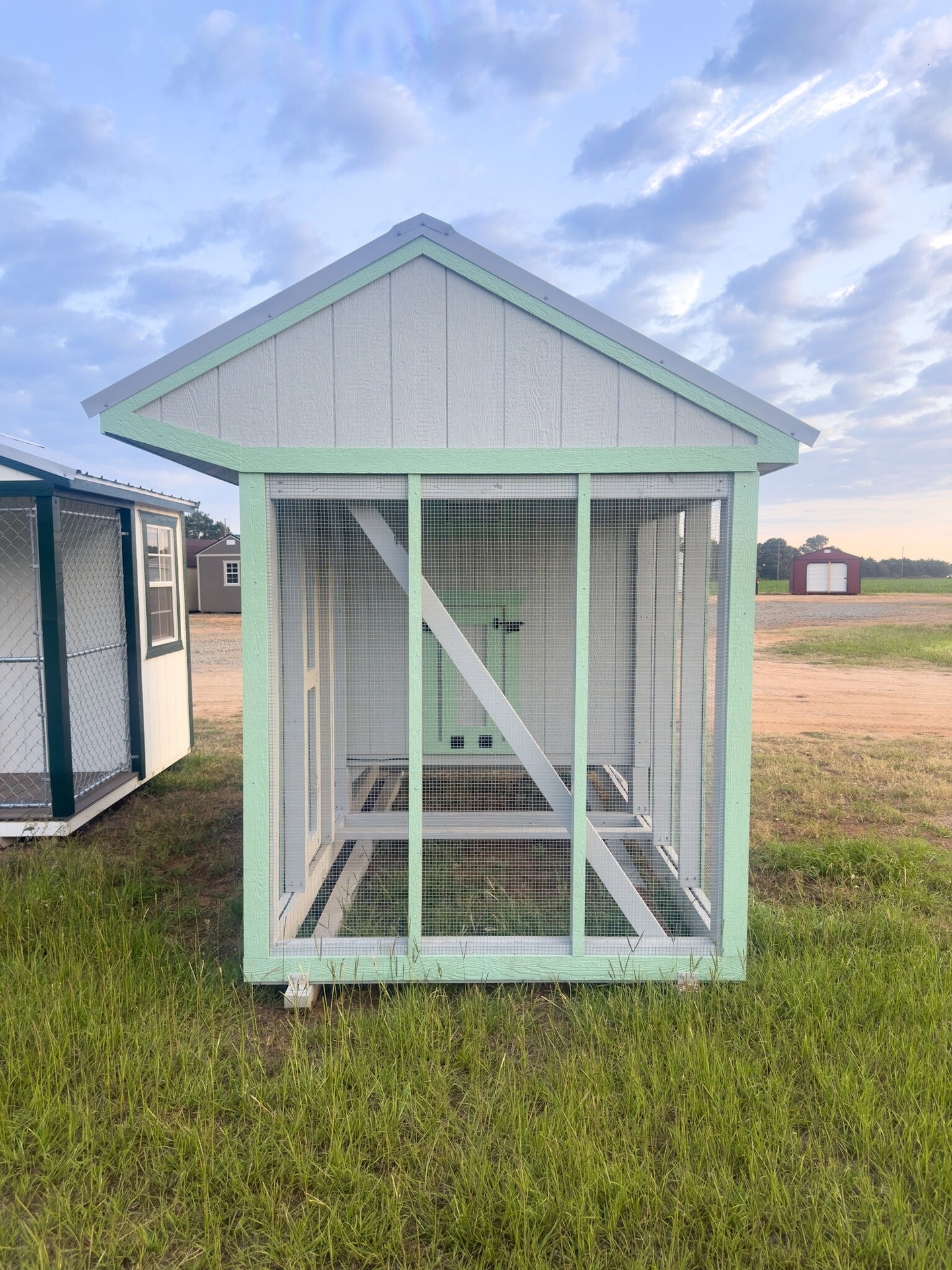 6x12 Cottage Style Chicken Coop & Run serial CSCR-7850-0612-280224