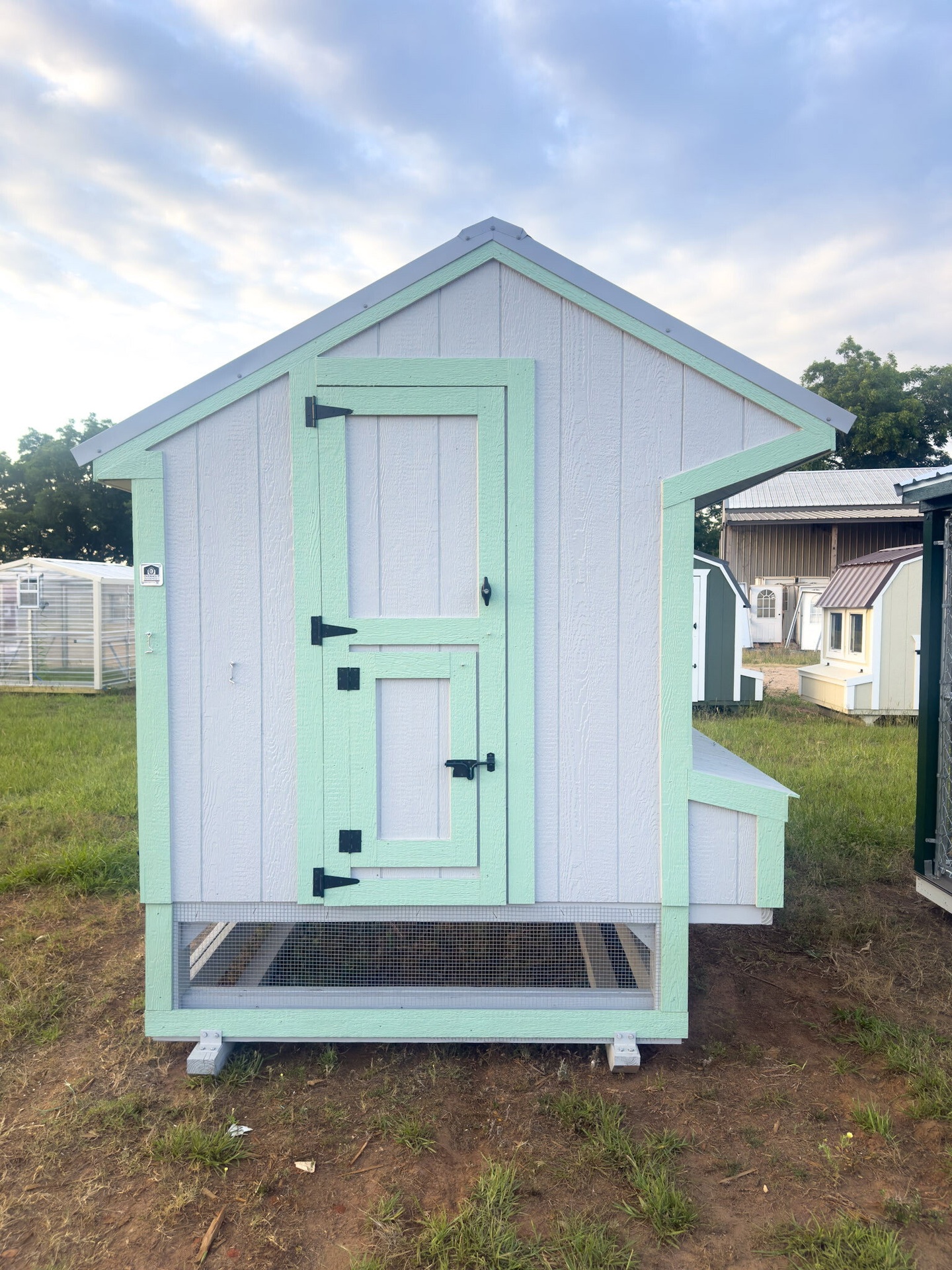 6x12 Cottage Style Chicken Coop & Run serial CSCR-7850-0612-280224