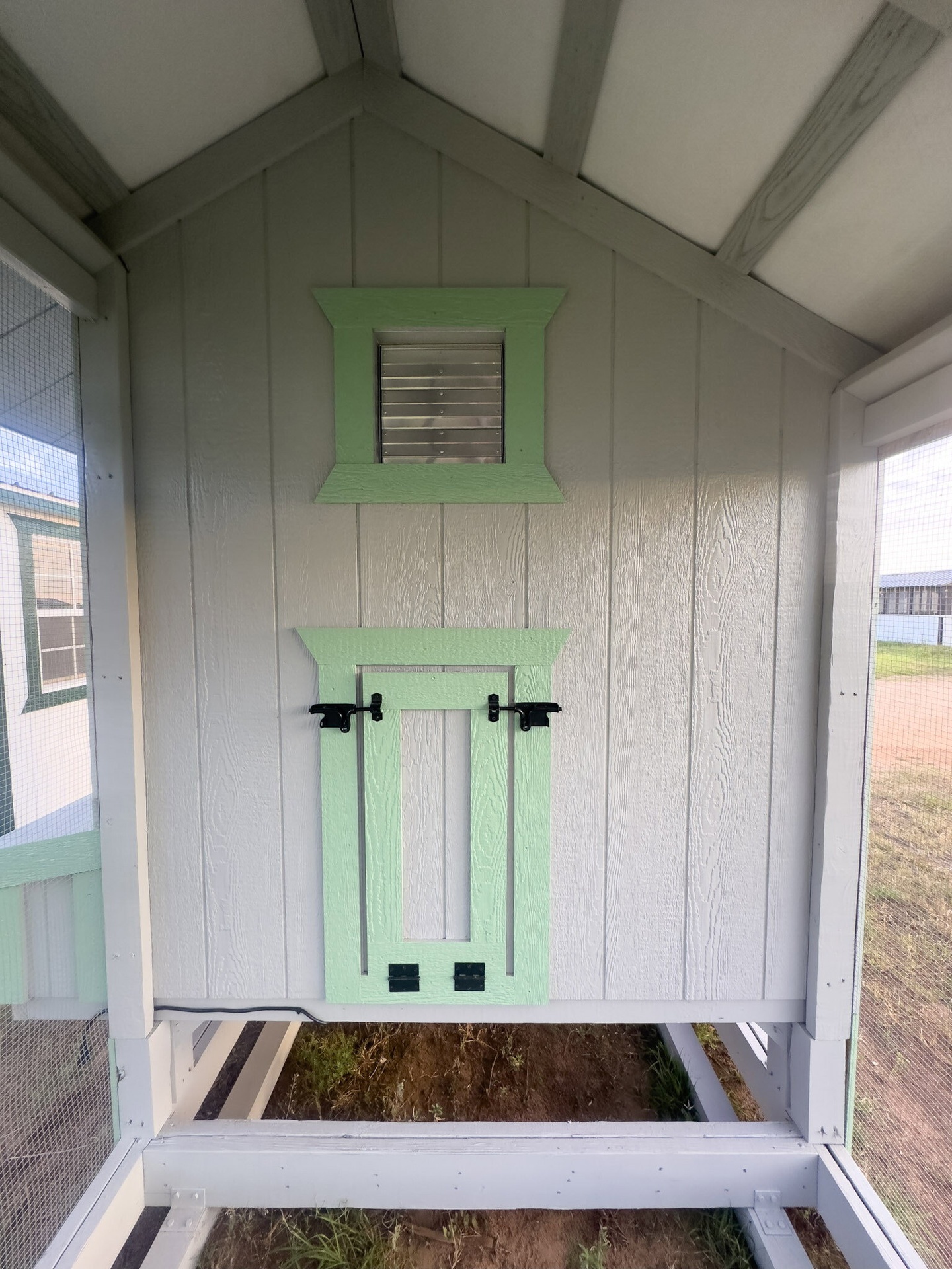 6x12 Cottage Style Chicken Coop & Run serial CSCR-7850-0612-280224