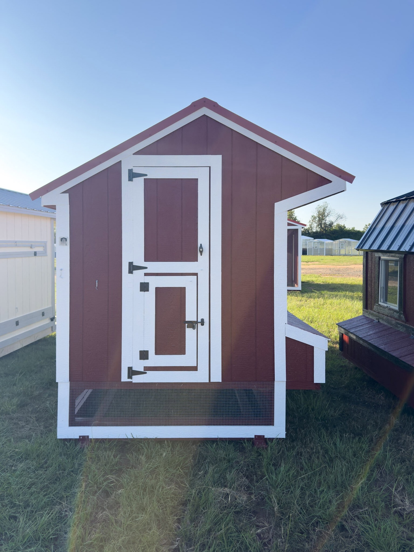 6x15x7 Cottage Style Chicken Coop & Run serial CSCR-9009-0615-040825