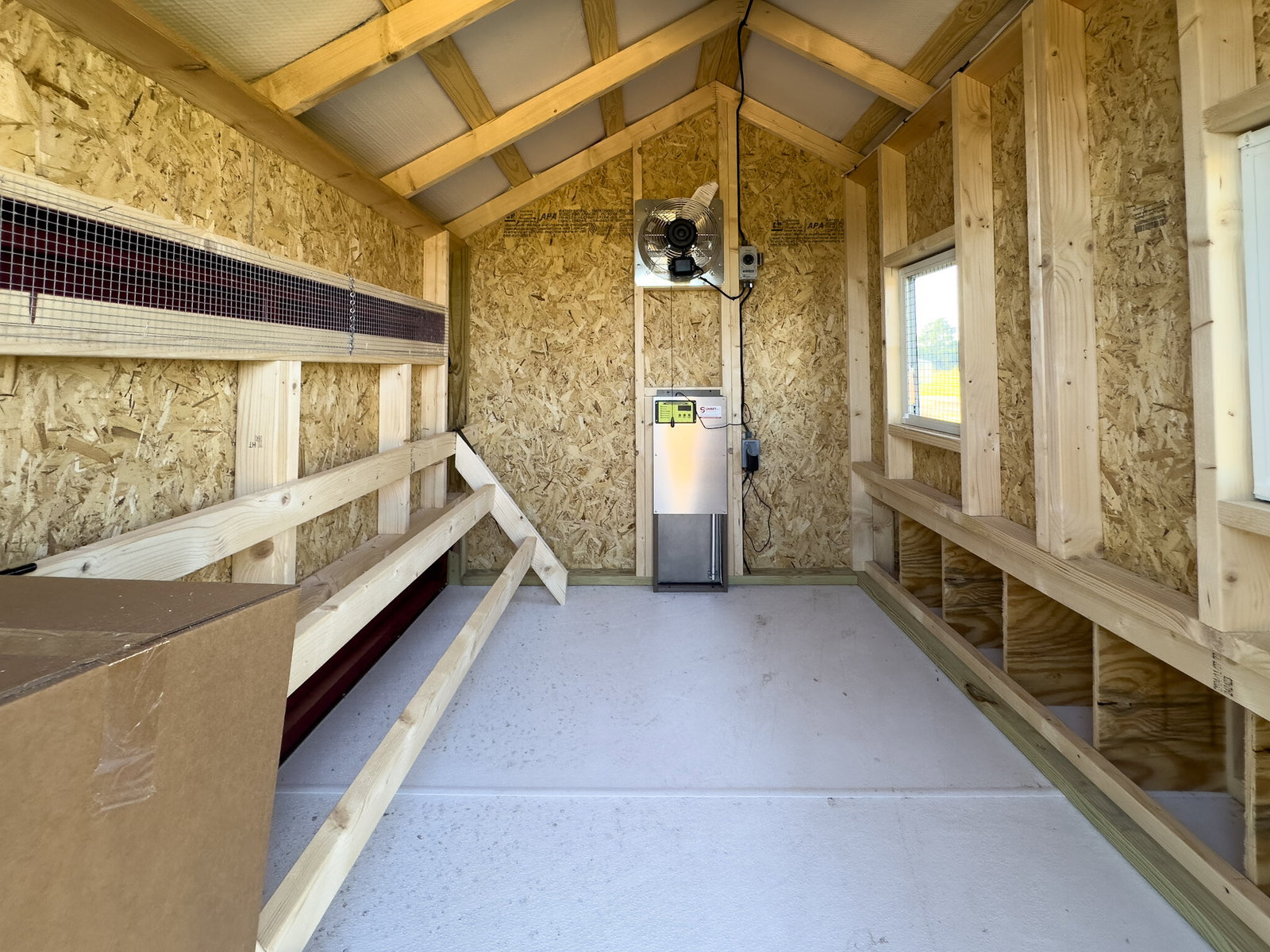 6x15x7 Cottage Style Chicken Coop & Run serial CSCR-9009-0615-040825