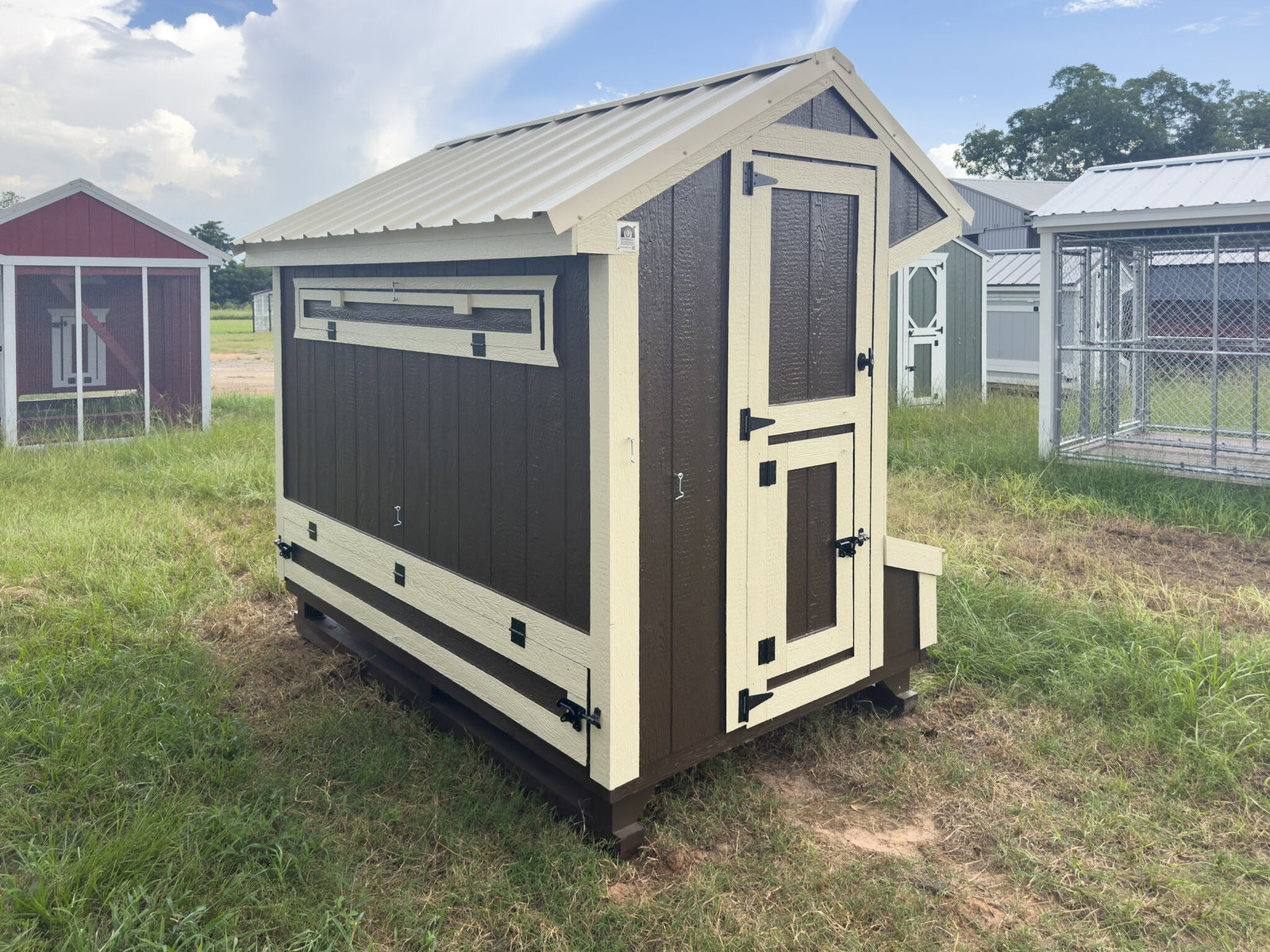 5x8 Cottage Style Chicken Coop serial CSCC-8887-0508-070625