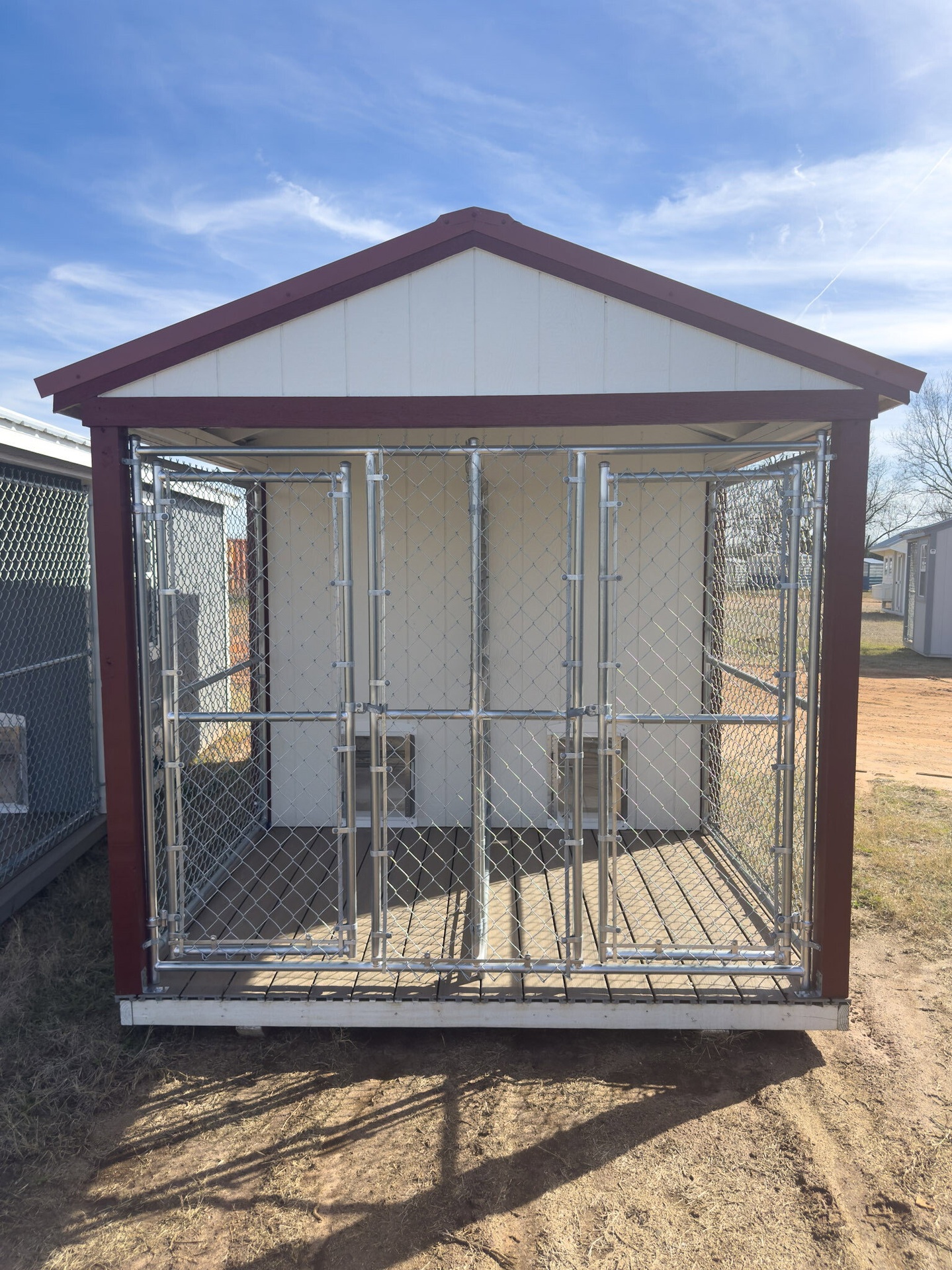 8x16 Double Deluxe Dog Kennel serial DDDK-8173-0816-280524