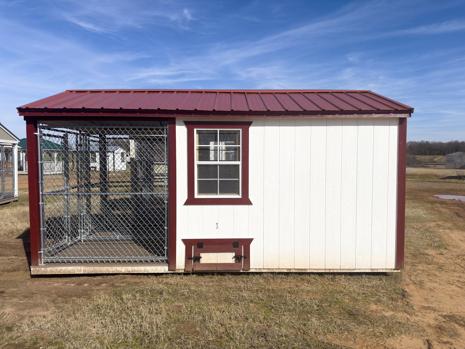 8x16 Double Deluxe Dog Kennel serial DDDK-8173-0816-280524