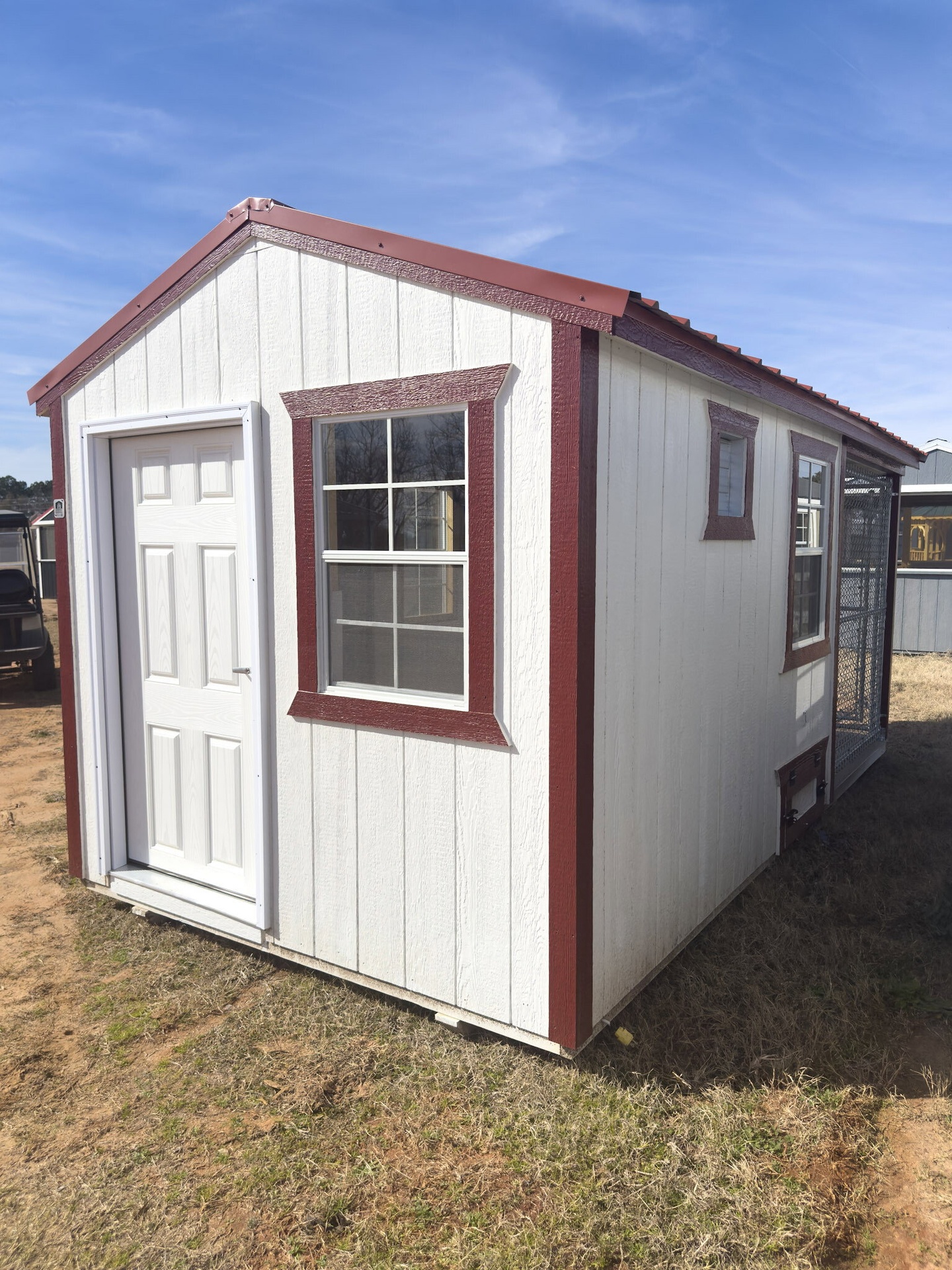 8x16 Double Deluxe Dog Kennel serial DDDK-8173-0816-280524