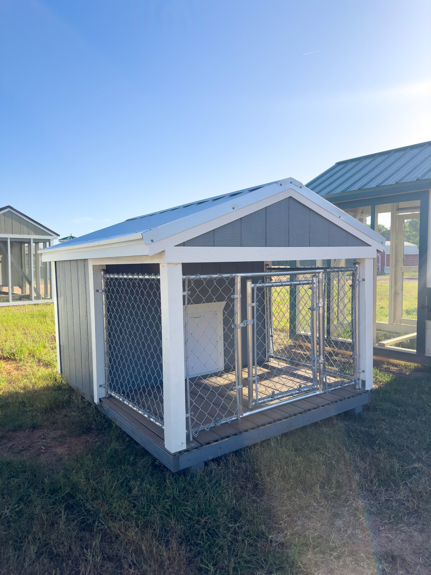 6x8 Low Profile Single Dog Kennel serial LPDK-7826-0608-260224