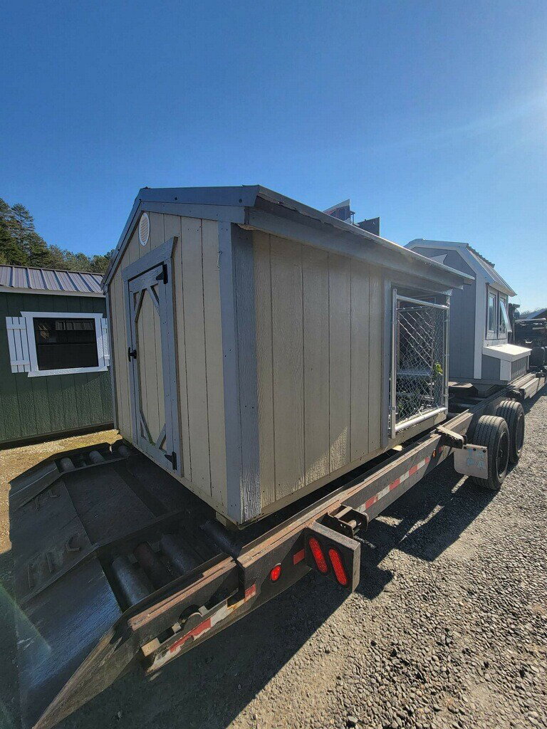6x8 Low Profile Single Dog Kennel serial LPSAFDK-5835-0608-220622