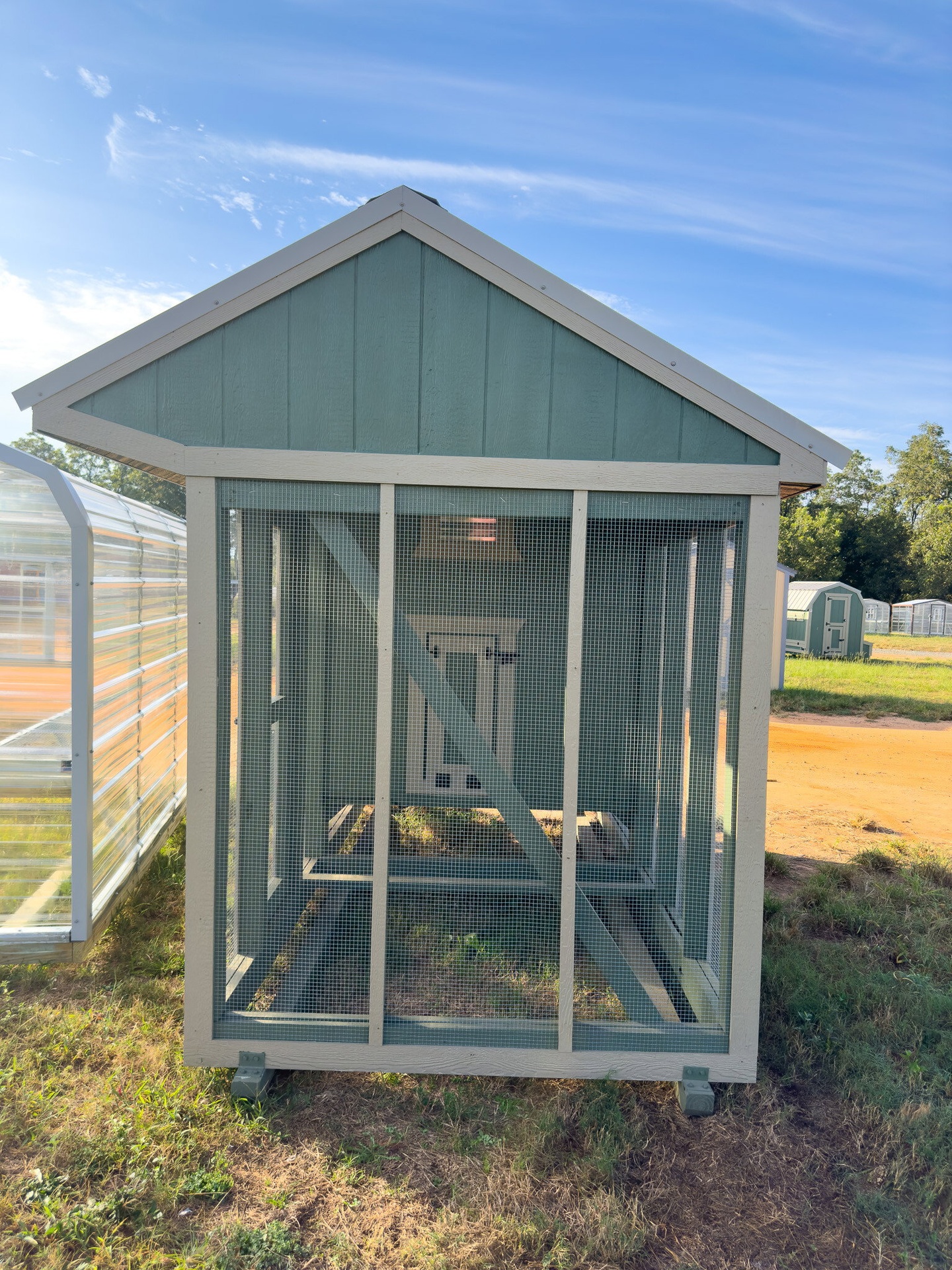 6x12 Cottage Style Chicken Coop & Run serial CSCR-6951-0612-110523