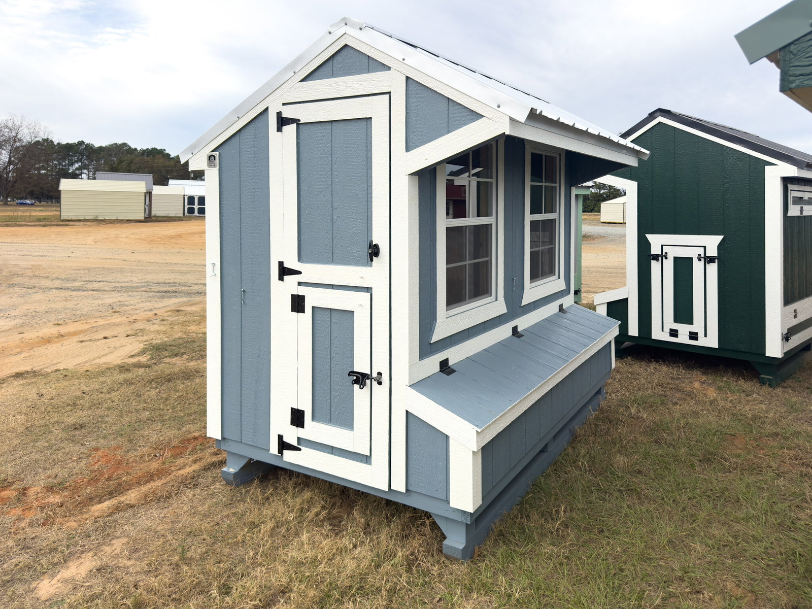 5x8 Cottage Style Chicken Coop serial CSCC-9277-0508-041125